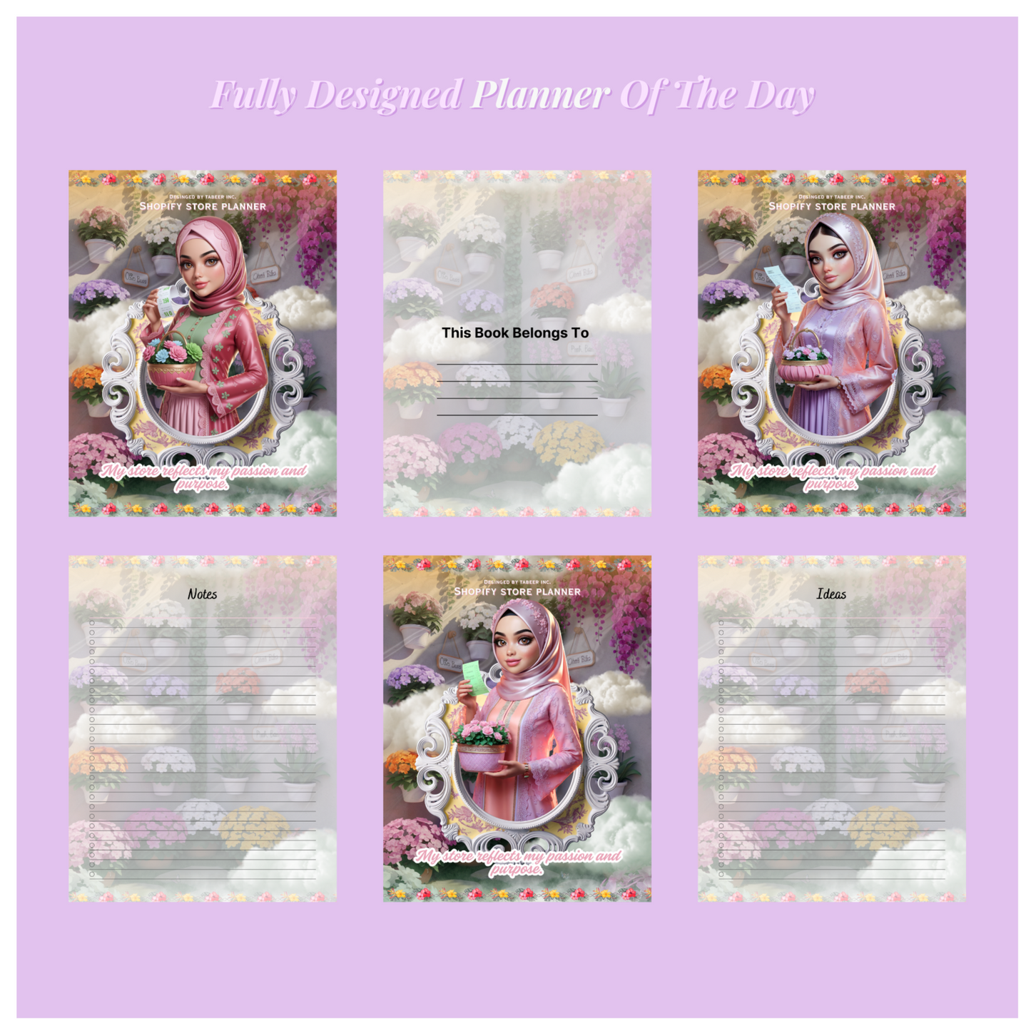 2025 SHOPIFY STORE PLANNER (PLR) templates