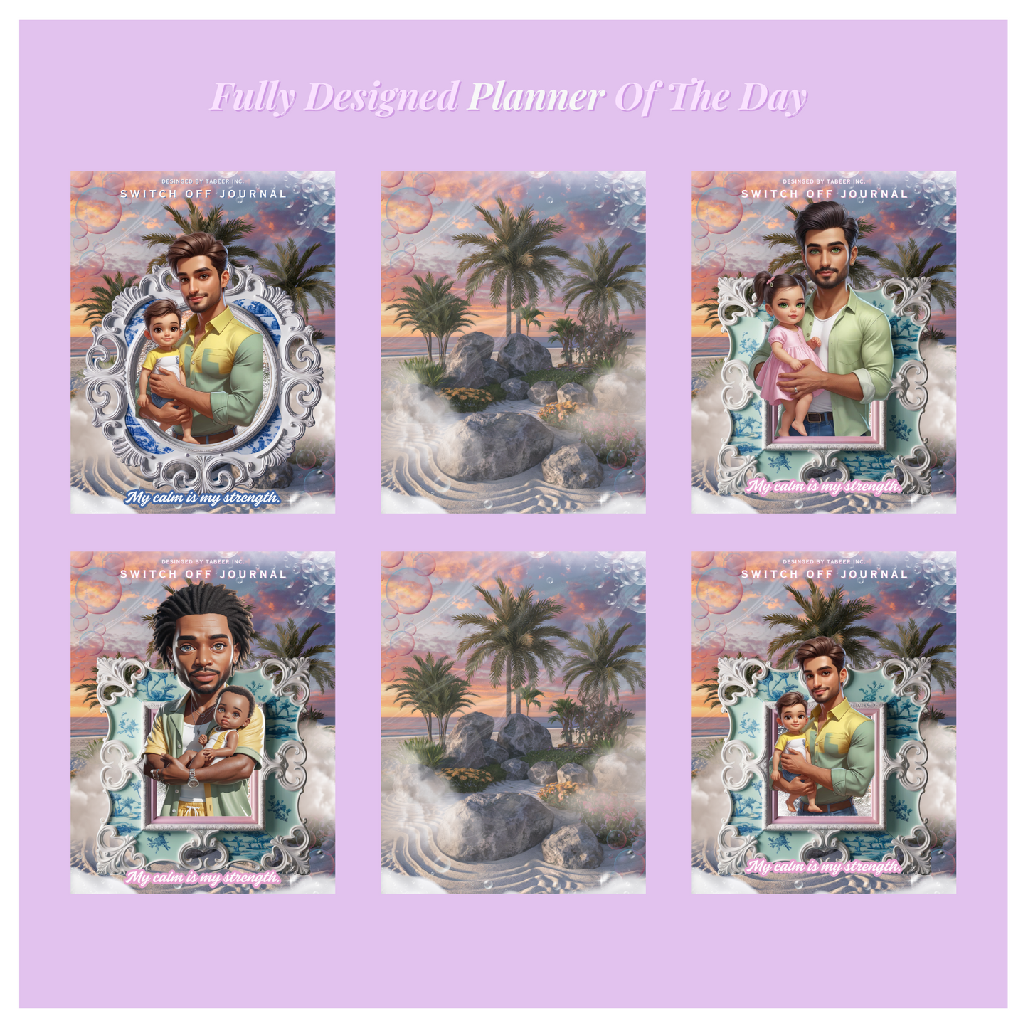 PLANNER OF THE DAY Fully Designed Digital Planners (PLR)