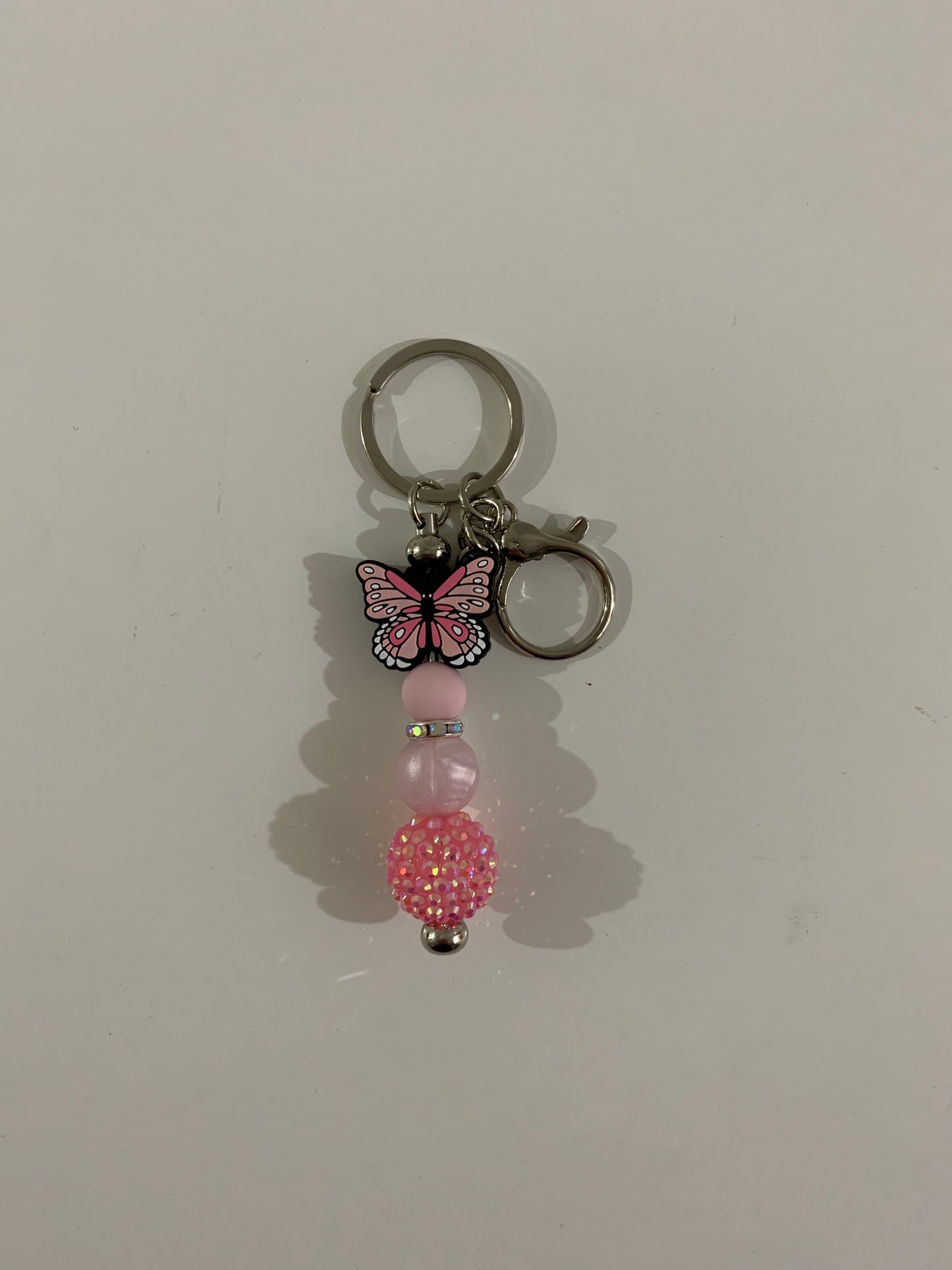 silicone beads keychain