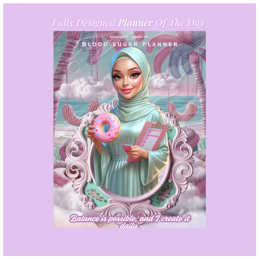 Blood Sugar Planner Fully Designed PLR