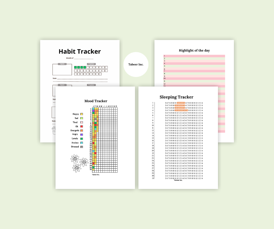 2025 March journal bundle printable and canva editable, canva journal template,