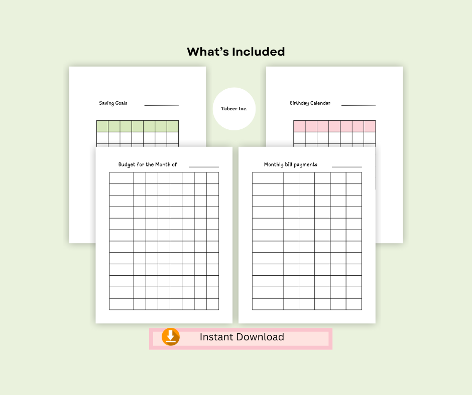 MAY 2025 Undated Monthly planner editable in canva and printable