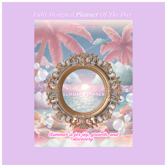 2025 Summer Planner for Girl