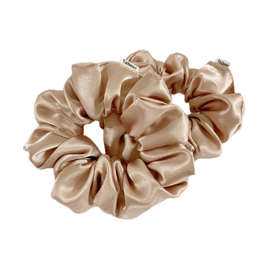 Scrunchie for hair dusty rose colour