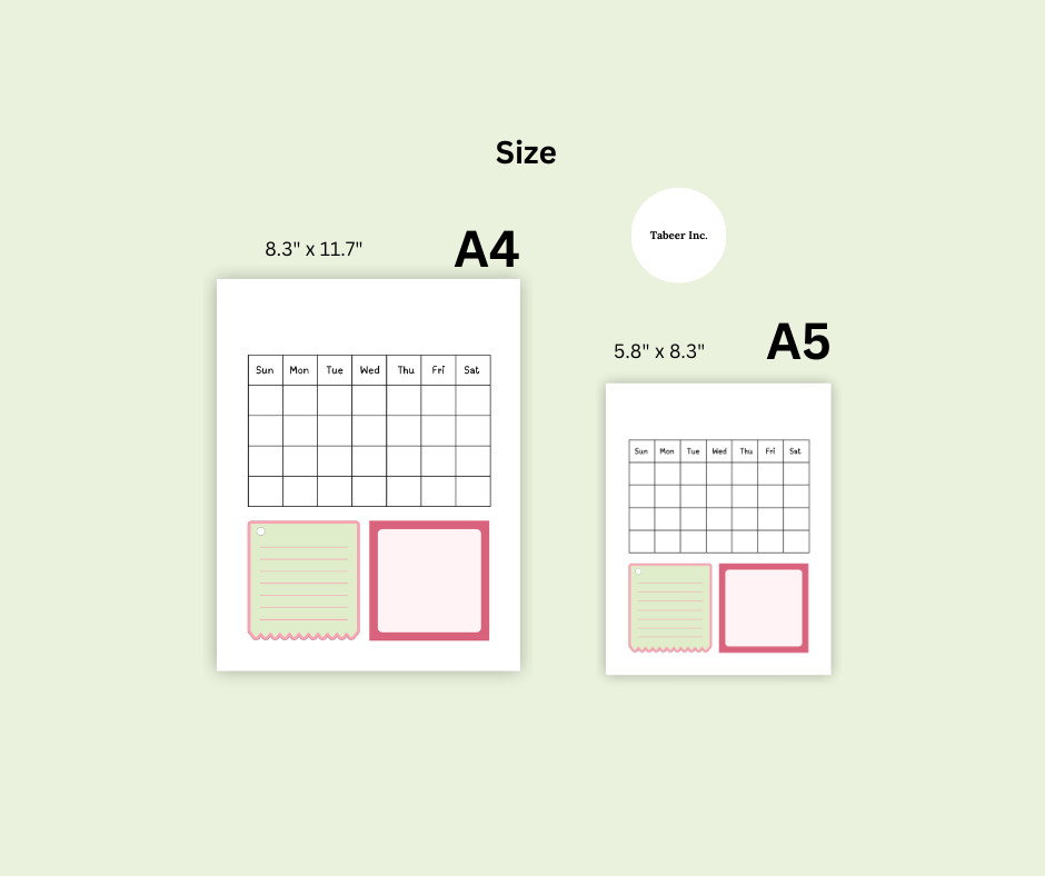 MAY 2025 Undated Monthly planner editable in canva and printable