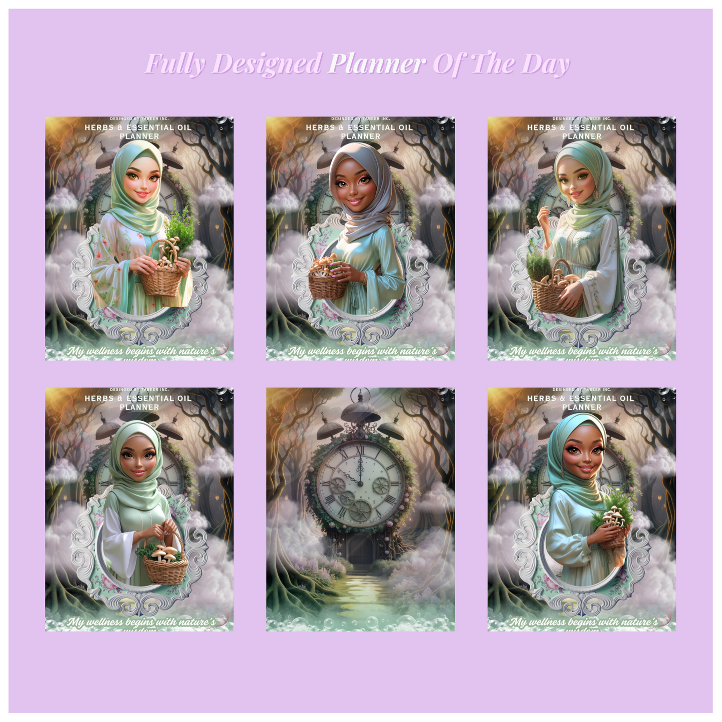 PLANNER OF THE DAY Fully Designed Digital Planners (PLR)