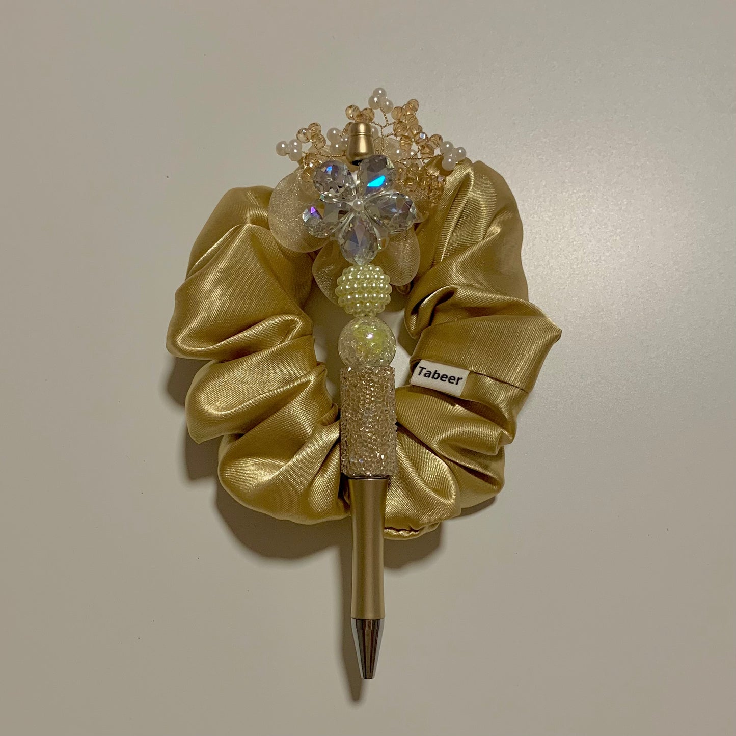 Beaded fancy pen and Scrunchie