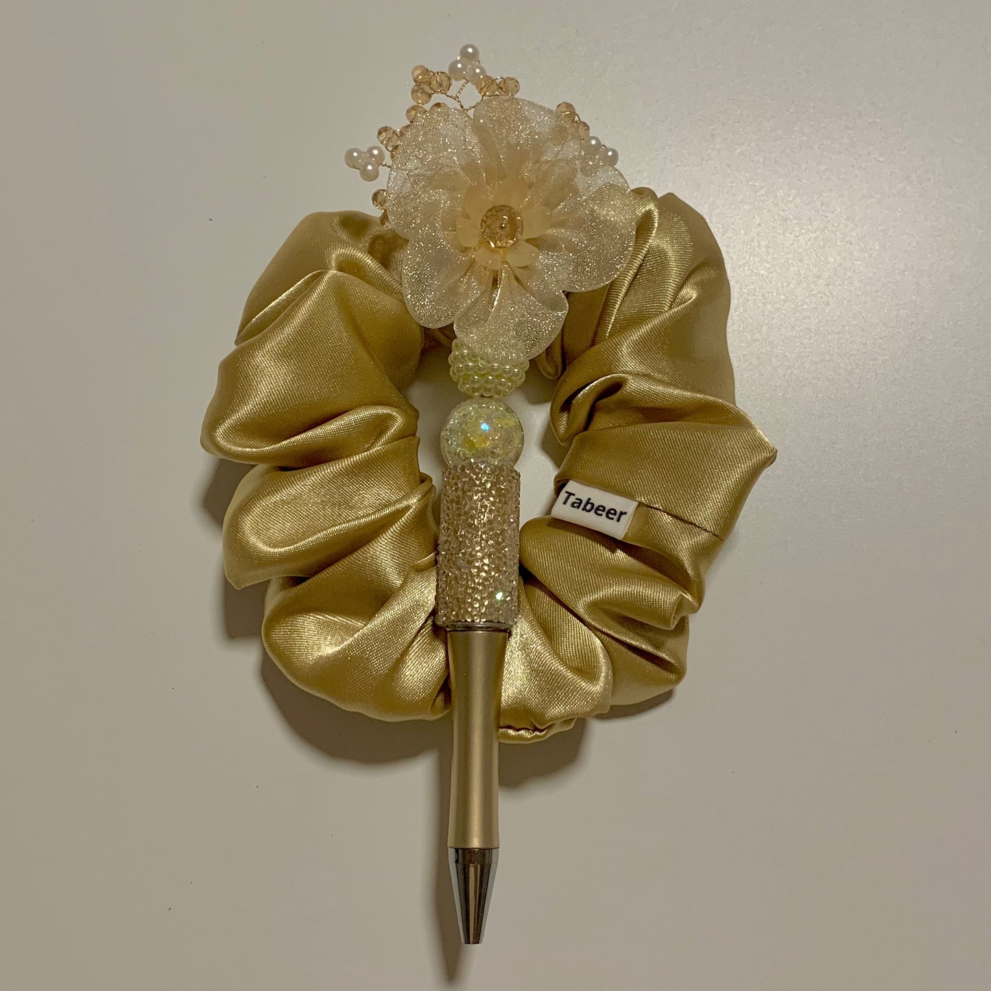 Beaded fancy pen and Scrunchie