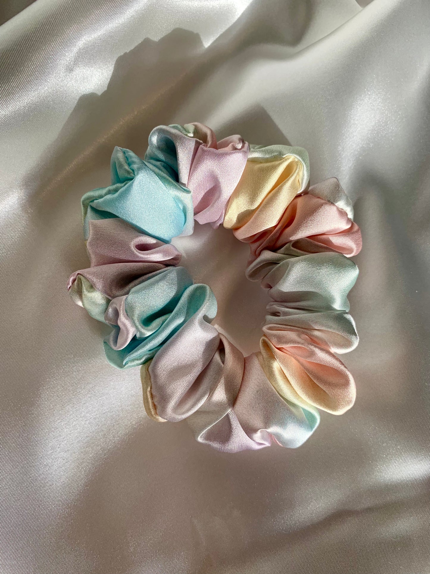 Silk Scrunchie pink scrunchie cute scrunchie pastel colours scrunchies gift for her