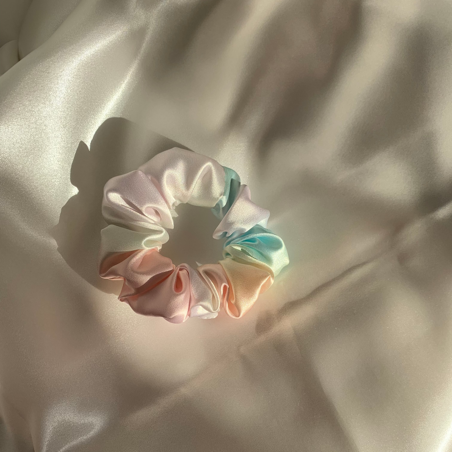 Silk Scrunchie pink scrunchie cute scrunchie pastel colours scrunchies gift for her